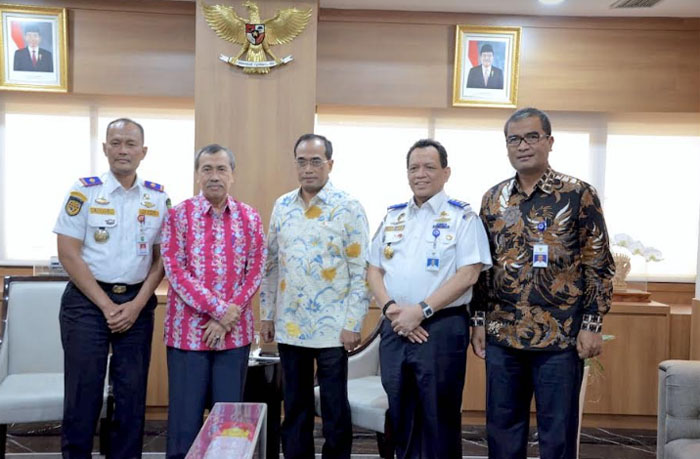 Gubri Audensi Bersama Menteri Perhubungan RI Budi Karya Sumadi di Jakarta