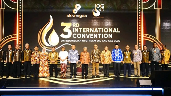 Bupati Alfedri Hadiri 3rd  International Convention on Indonesian Upstream Oil and Gas 2022