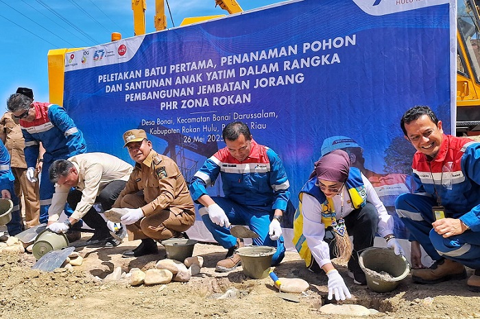 PHR Mulai Pembangunan Jembatan Jorang di Rokan Hulu