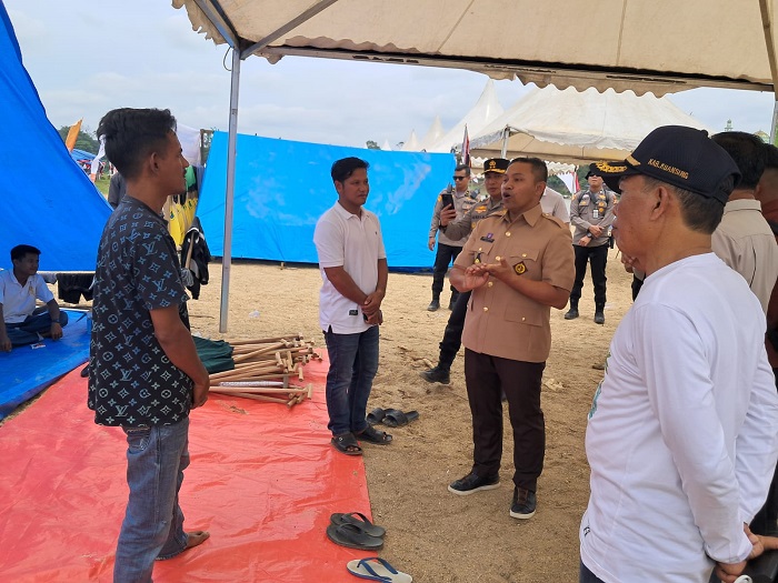 Gubernur  dan Kapolda Tinjau Persiapan Pengamanan Pacu Jalur Nasional