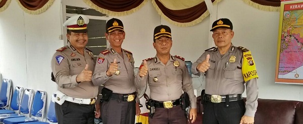 Tim Supervisi Operasi Lilin Polda Riau  Tinjau Kesiapan Polres Rohil