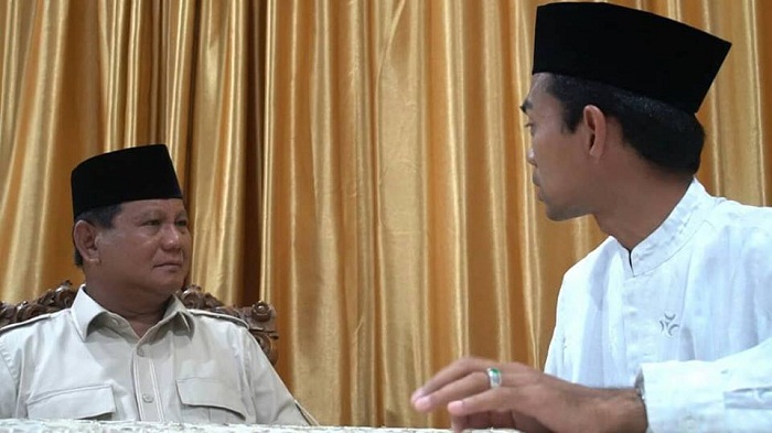 Ini Dua Permintaan Ustadz Abdul Somad ke Prabowo Jika Terpilih Jadi Presiden RI, Tonton Videonya!
