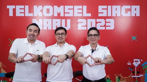 Sambut Nataru 2024, Telkomsel Siaga Optimalkan 233 Ribu BTS