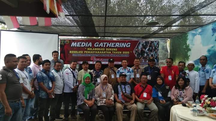 Bersama Puluhan Wartawan, Lapas Kelas II B Pasirpengaraian Gelar media Gathering
