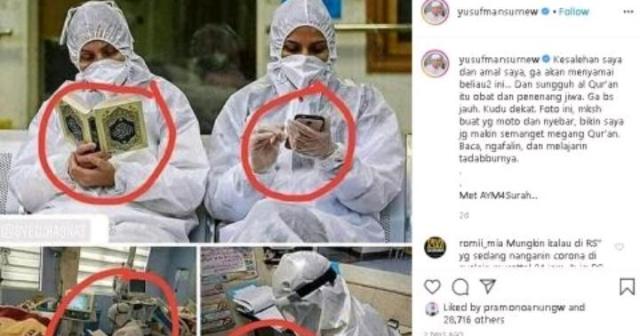 Lihat Petugas Medis Pakai APD Baca Alquran, Ustadz Yusuf Mansur Ngaku Kalah, 'Kesalehan dan Amal Saya, ga akan Menyamai Beliau-beliau Ini'