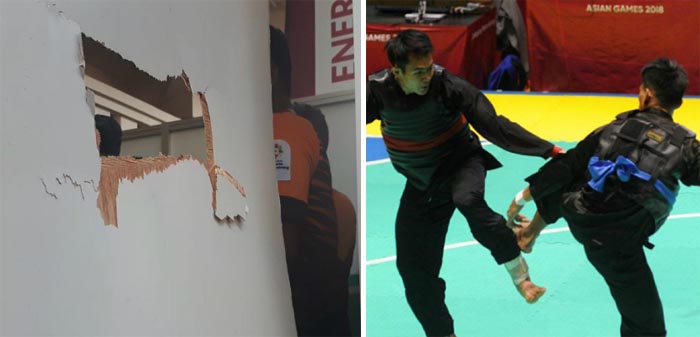 Yahhhh...Kalah Lawan Indonesia, Pesilat Malaysia Ini Malah Rusak Fasilitas Padepokan Silat TMII