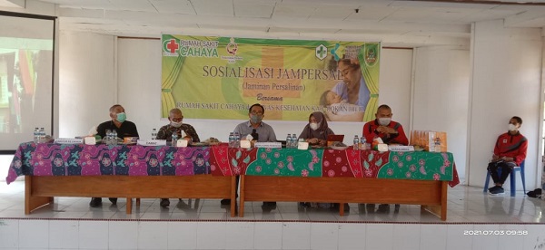 RS Cahaya Bersama Dinas Kesehatan Rohil Lakukan Sosialisasi Jampersal di Sedinginan