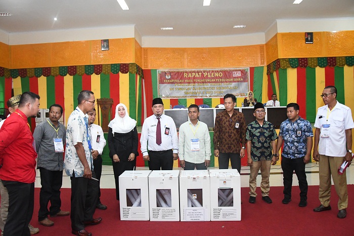 KPU Bengkalis Gelar Rapat Pleno Rekapitulasi Hasil Pemilu 2019