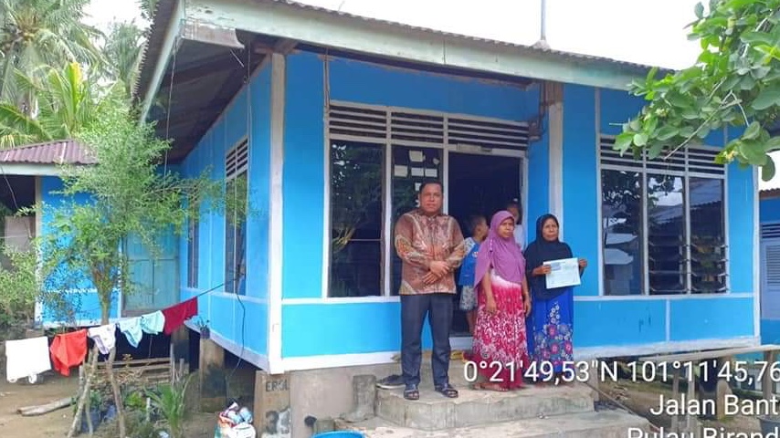15 Rumah Layah Huni Diusulkan,Tim Survey Perkim Kampar Turun ke Desa Pulau Birandang
