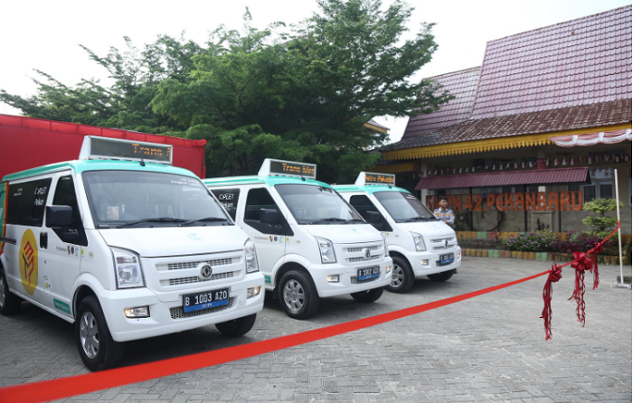 Pj Wako Pekanbaru Resmi Luncurkan Uji Coba Oplet Pekan