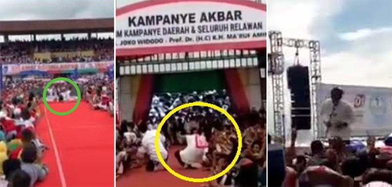 Setelah Iriana dan Inul, Vokalis Hijau Daun Jadi Korban Ketiga yang ‘Nyungsep’ di Kampanye Jokowi-Ma’ruf, Pertanda Apa?