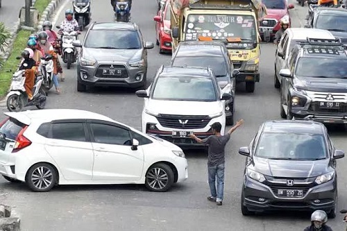 Dishub Pekanbaru Ingatkan Pengendara Jangan Beri Uang Kepada Pak Ogah