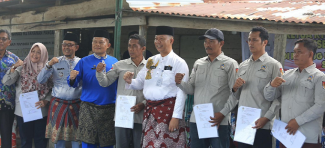 Rembug Utama KTNA se-BPP Tampan, Sekdako Pekanbaru Tampung Sejumlah Aspirasi Petani