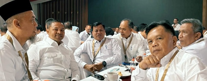 Koordinasi bersama Gubernur Riau Disela Retret, Bupati Kuansing: Samakan Persepsi untuk Membangun Riau Kedepannya