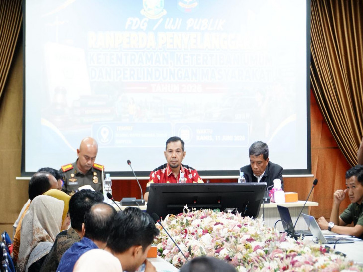 Pemkab Kampar Gelar FGD Uji Publik Ketertiban Umum dan Perlindungan Masyarakat