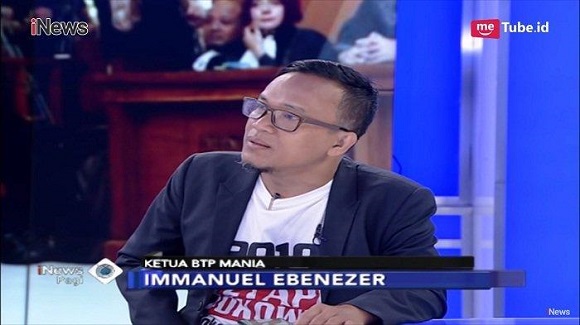 KETERLALUAN, Immanuel Ebennezer Ketua BTP Mania Katakan Wisatawan 212 Menghamba Uang dan Doakan Prabowo Masuk Penjara 