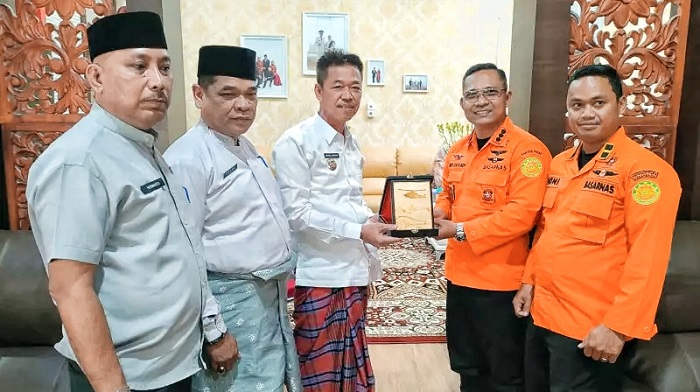 Bupati Rohil Terima Kunjungan Kepala Basarnas Pekanbaru