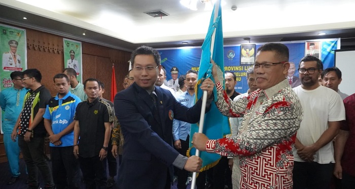 Di Lantik Ketum PB PTMSI, Robin Hutagalung Resmi Nahkodai PTMSI Riau Periode 2023-2027