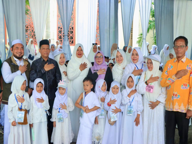 Wakil Bupati Kampar Hadiri Manasik Akbar RA se-Kabupaten Kampar, Tanamkan Nilai Keislaman Sejak Dini