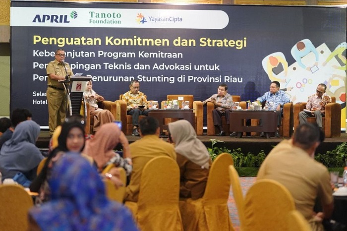 Pemprov Riau Bersama RAPP dan Tanoto Foundation Gelar Project Exposure Kemitraan Percepatan penurunan Stunting