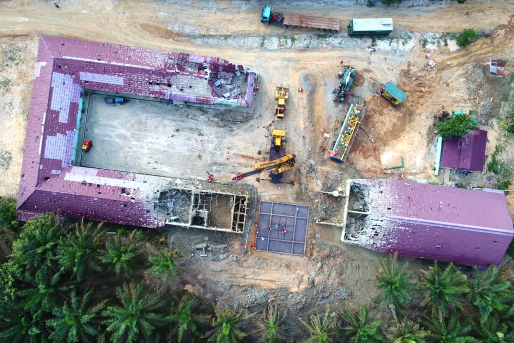 ESDM Riau Sarankan Bangun Jaringan PDAM Disekitar Lokasi Semburan Gas Ponpes Al Ihsan