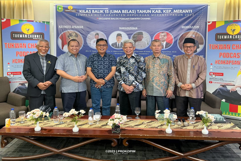 Jadi Pembicara Kunci Dialog Tukwan Channel, Plt Bupati Asmar Ajak Seluruh Elemen Memajukan Meranti