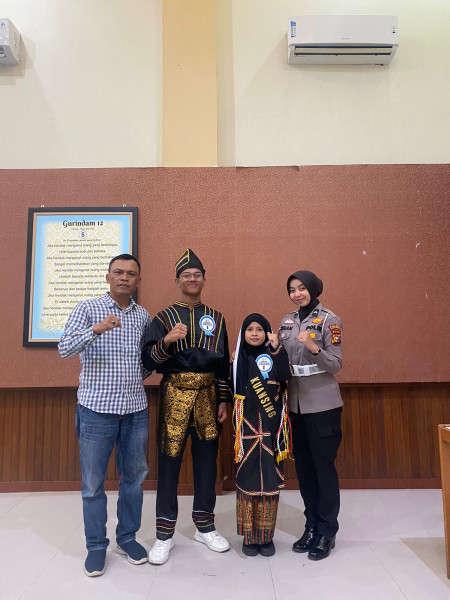 Satlantas Polres Kuansing Kirim Dua Peserta Lomba Puisi Di HUT Hari Lalu Lintas Bhayangkara Polda Riau 2023