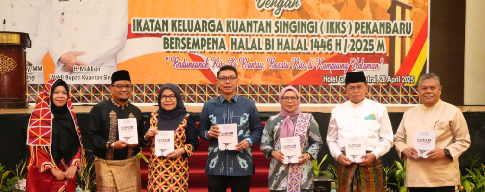 Halal bi Halal IKKS, Sekda Ajak Jadikan Nama-nama Besar Tokoh Kuansing Sebagai Motivasi