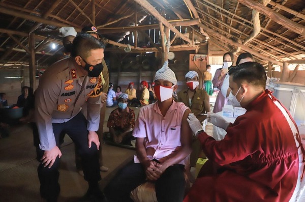 Kejar 70 Persen, Dalam  5 Hari, Polda Riau Suntikkan 342.574  Dosis Vaksin Covid-19