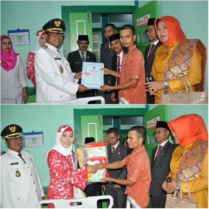 Lahir 17 Agustus, Bayi di Dumai Ini Beruntung Terima KIA Langsung dari Wawako