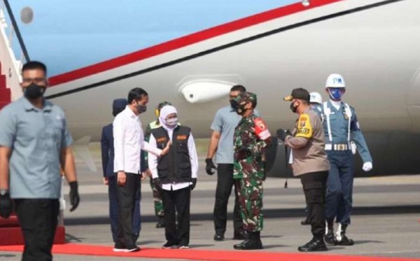 Di Depan Presiden  Jokowi, Gubernur Khofifah Sebut Sempat Bahagia Siap-siap New Normal, Tapi ini  Yang Terjadi...