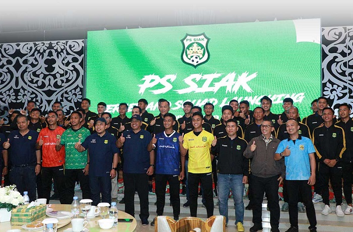 Ikut Liga 3, PS Siak Launching Pemain dan Jersey Baru