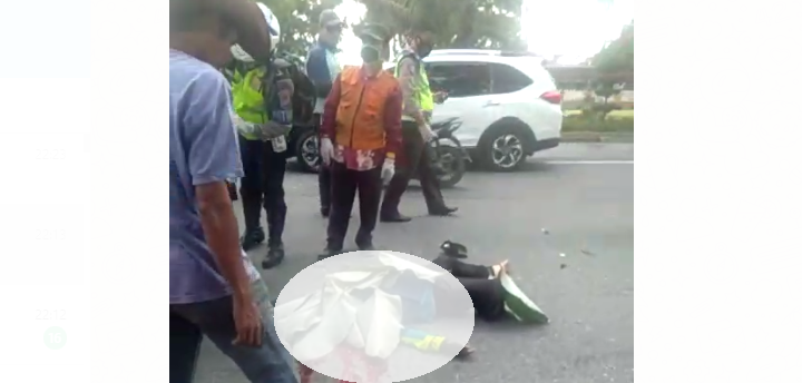 Pengemudi Mobil yang Tabrak  Pesepeda di Jalan Sudirman Pekanbaru Menyerahkan Diri