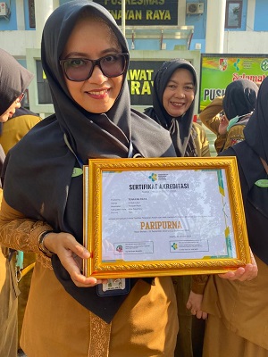 Perdana di Pekanbaru Puskesmas Tenayan Raya Raih Sertifikat Paripurna Kementerian Kesehatan