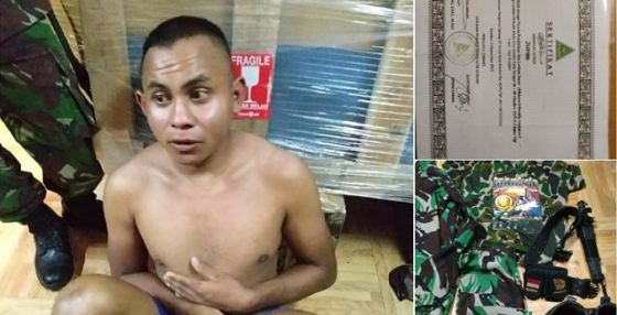 MEMALUKAN...Minta Kamar Gratis Pada Anggota TNI, Oknum Banser Ngaku Marinir Ditangkap di Makassar