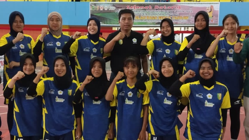 PSTI Putri Kuansing berhasil Tumbangkan Kota Pekanbaru Dengan Skor Akhir 2-1