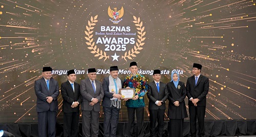 Wako H Paisal Raih Anugerah BAZNAS Awards 2025