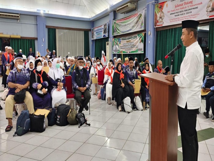 Jamaah Haji Kabupaten Kampar Tiba di Batam Tengah Malam Tadi