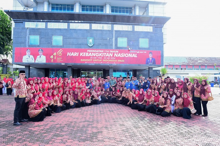 Bupati Bengkalis Pimpin Upacara Hari Kebangkitan Nasional ke-116 dan HUT PPNI ke-50