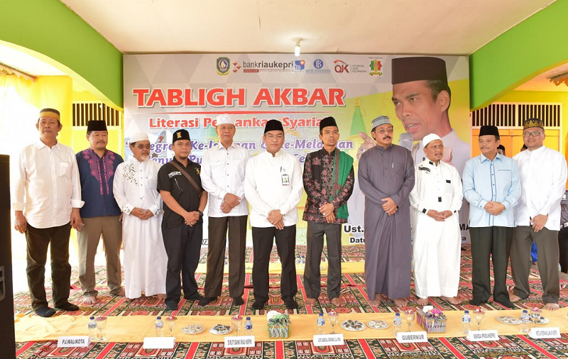Bank Riau Kepri Syariah Undang Ustadz Abdul Somad untuk Literasi Keuangan Syariah