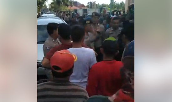 Dihadang Ratusan Massa, Rombongan GP Ansor-Banser Diamankan di Mapolres Bengkalis
