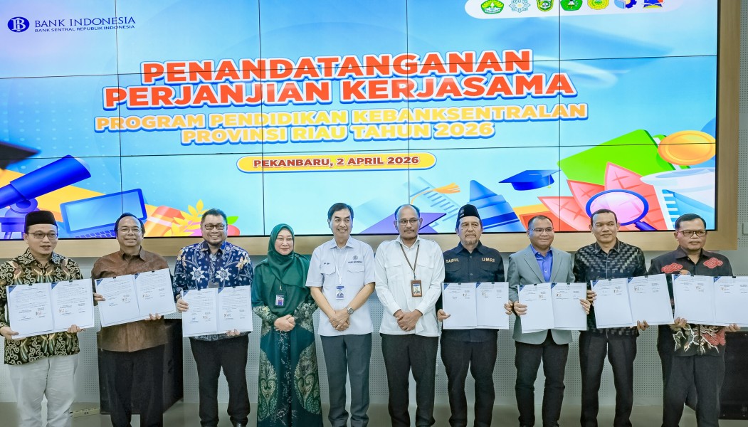 Perguruan Tinggi se-Riau Bersinergi dalam Program Pendidikan Kebanksentralan Bank Indonesia