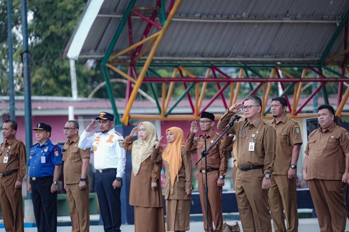 Apel Gabungan di Lingkungan Pemko Dumai Berlangsung Khidmat