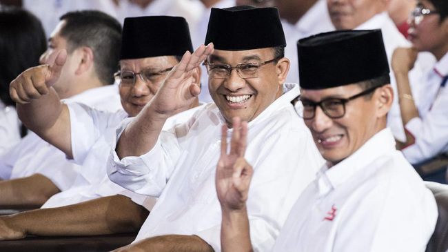 Prabowo dan Sandi Gabung Kabinet Jokowi, Peluang Anies Baswedan Diyakini Makin Besar di Pilpres 2024