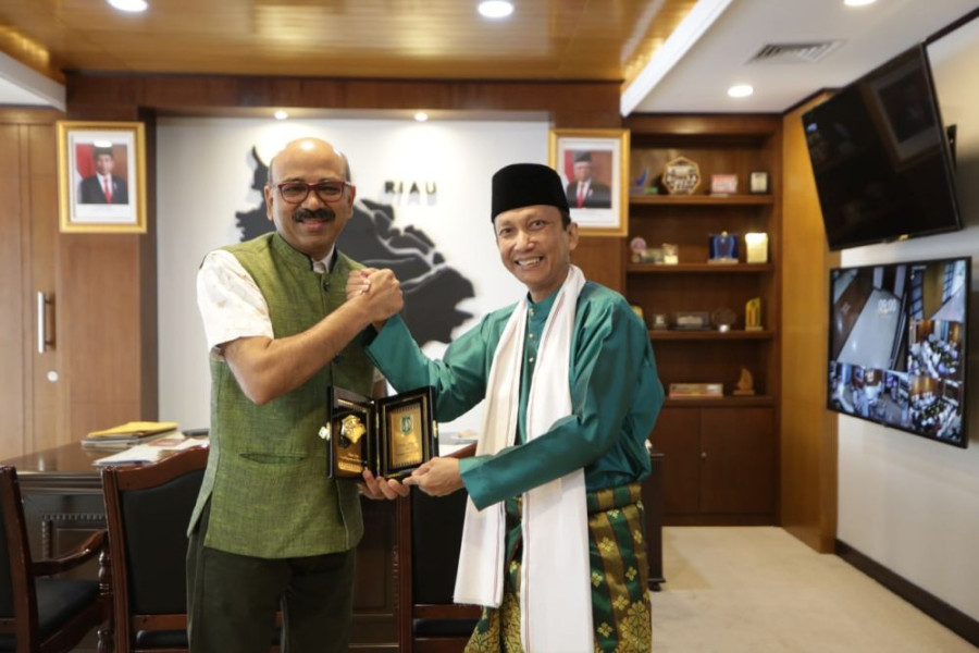 Terima Kunjungan Konjen India, Pemprov Riau Harap Sinergi Kedua Belah Pihak Bisa Optimal