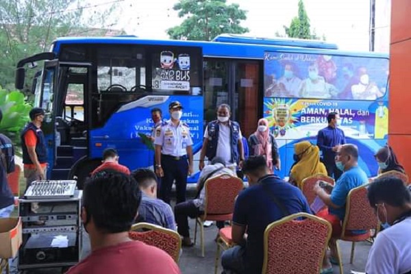Bus Vaksinasi Sudah Layani 19.115 Vaksin Pertama dan 14.740 Vaksin Kedua