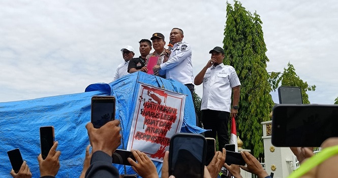 Jawaban Gubernur Riau Ditagih 4 Tuntutan Demo Warga Penghuni TNTN: Kami Coba Komunikasikan...