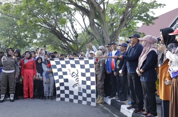 HUT  ke 23, Pemkab Siak Gelar Jalan Santai