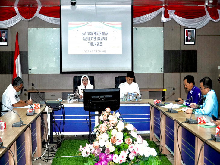 Pemkab Kampar Siapkan Penyaluran Bansos Beras untuk 2.548 Keluarga Penerima Manfaat di 21 Kecamatan