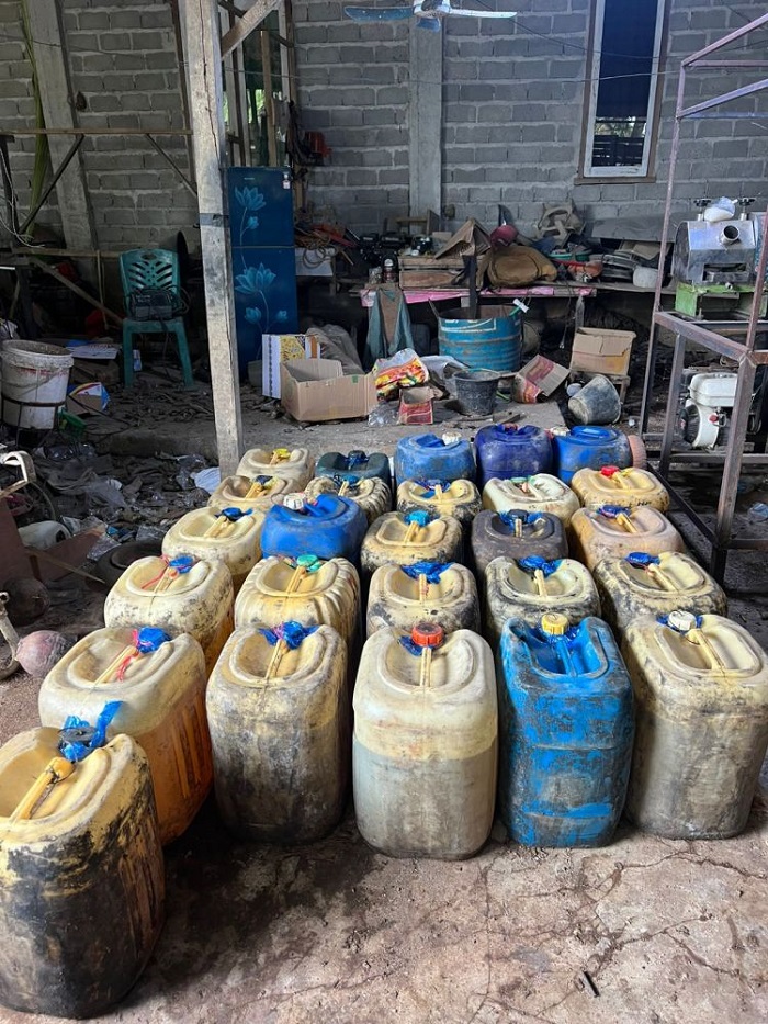 Gunakan Tangki Modifikasi, Pria  di Kuansing Timbun 1.200 Liter Solar Subsidi